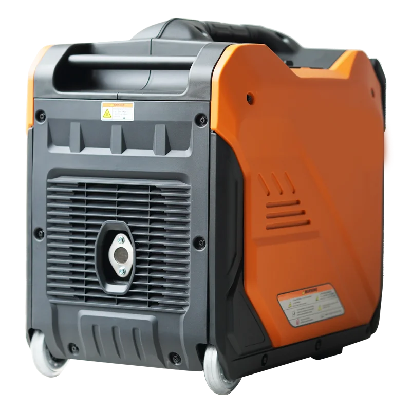 Gasoline AC Silent Portable  Generator Powerful Remote Control Tesla 11L 5kw for EV charging  with Handle and Wheels