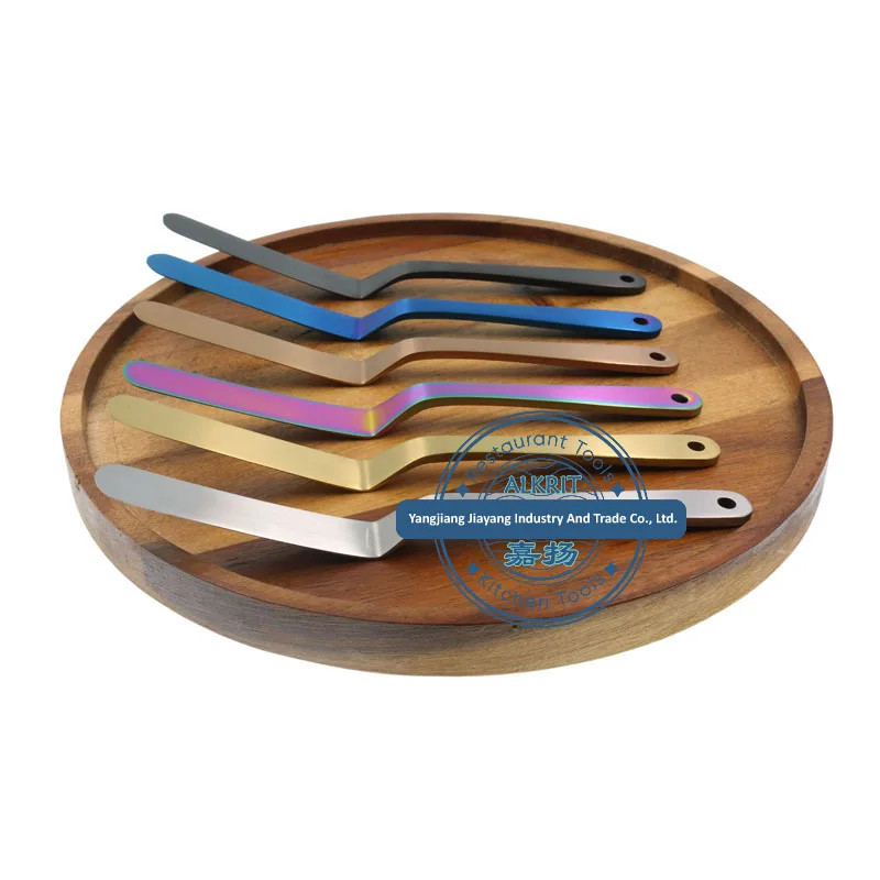 (ALST-CPS001) high quality whole steel precise flexible plating spatula with spring and thin blade palette knife