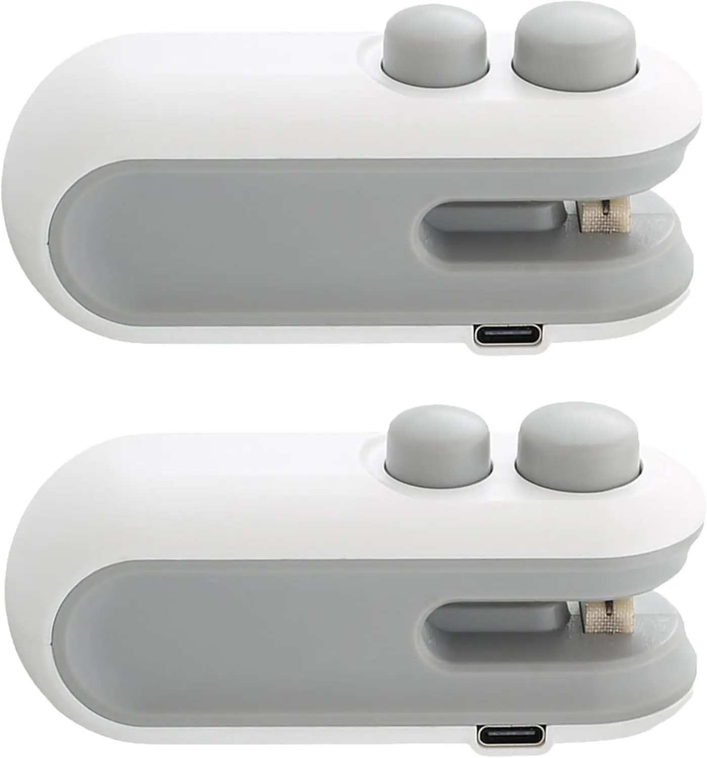 Mini Shred Bag Portable Re-sealer Machine Plastic Heat Vacuum Seal for Mylar Food Storage Bags 2 in 1 Heat Sealer with Cutter