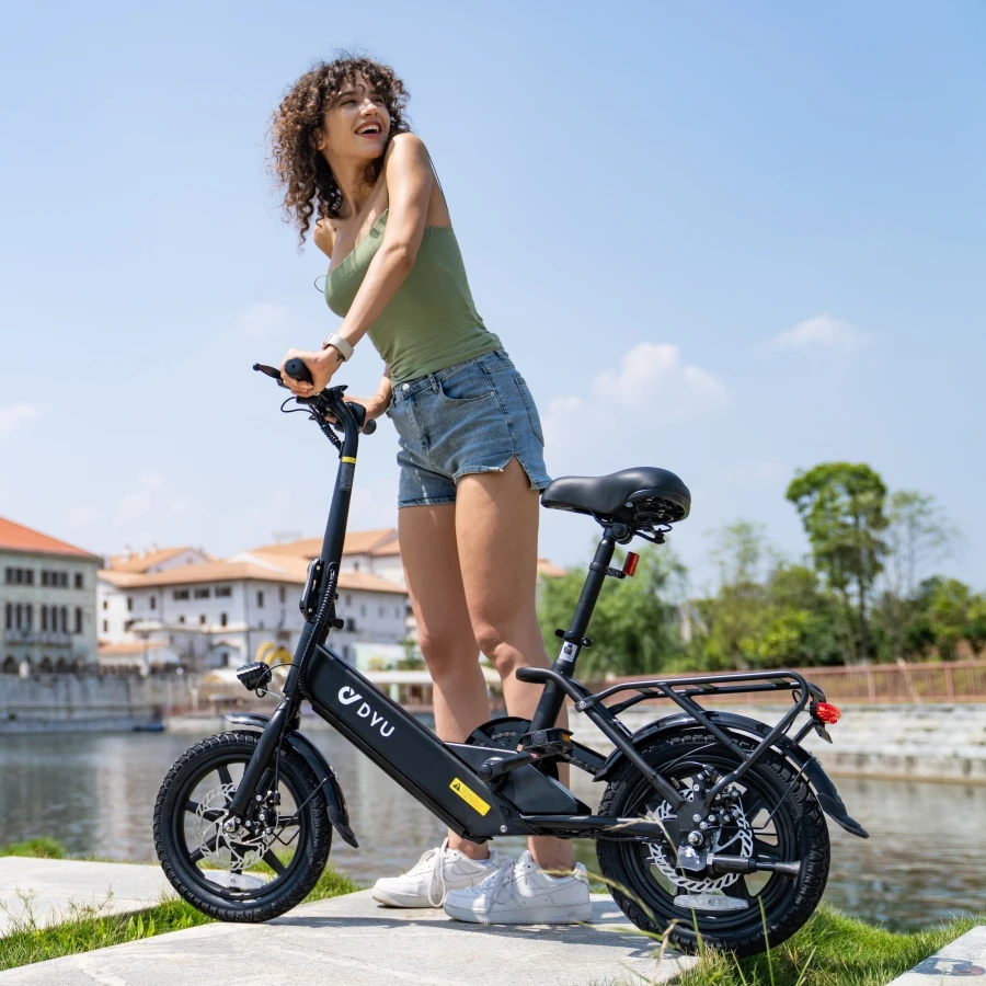 2024 new DYU C3 RTS Mini e bike ebike lithium battery Foldable electric bicycle electric folding bike for adult