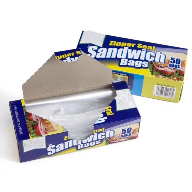 Пакеты на молнии для сэндвичей