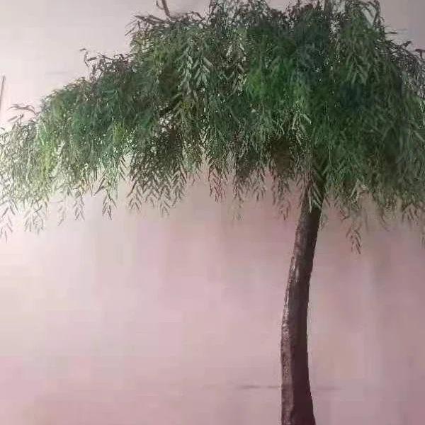 wedding table artificial weeping willow tree figurines bonsai tree artificial weeping willow tree