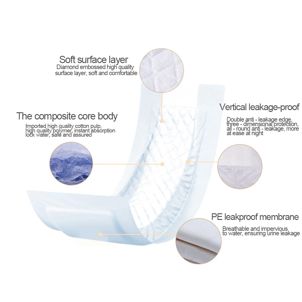 OEM XXXL взрослые биоразлагаемые подгузники для взрослых младенцев