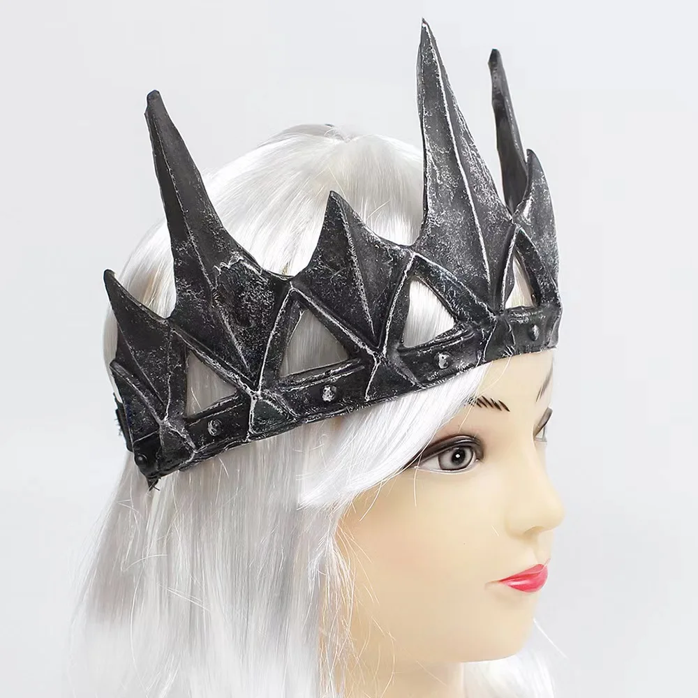 Adult Vintage Crown Headwear for Halloween Christmas & Birthday Parties Fancy Dress Accessories & King Costume Props
