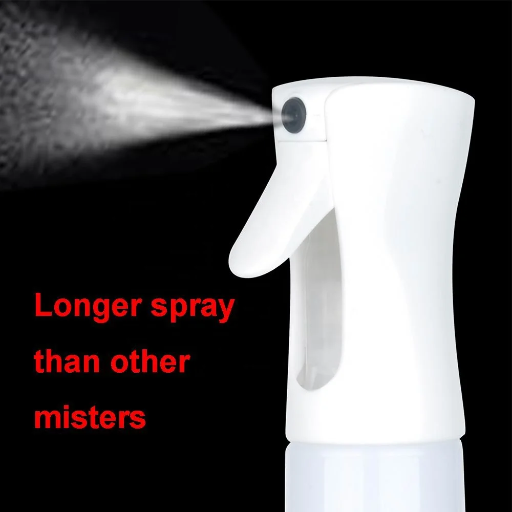 Promotional Gifts 200ml 300ml Hair continous Spray Bottle for Hair Spray Bottle Mist Continuous Spray Bottles