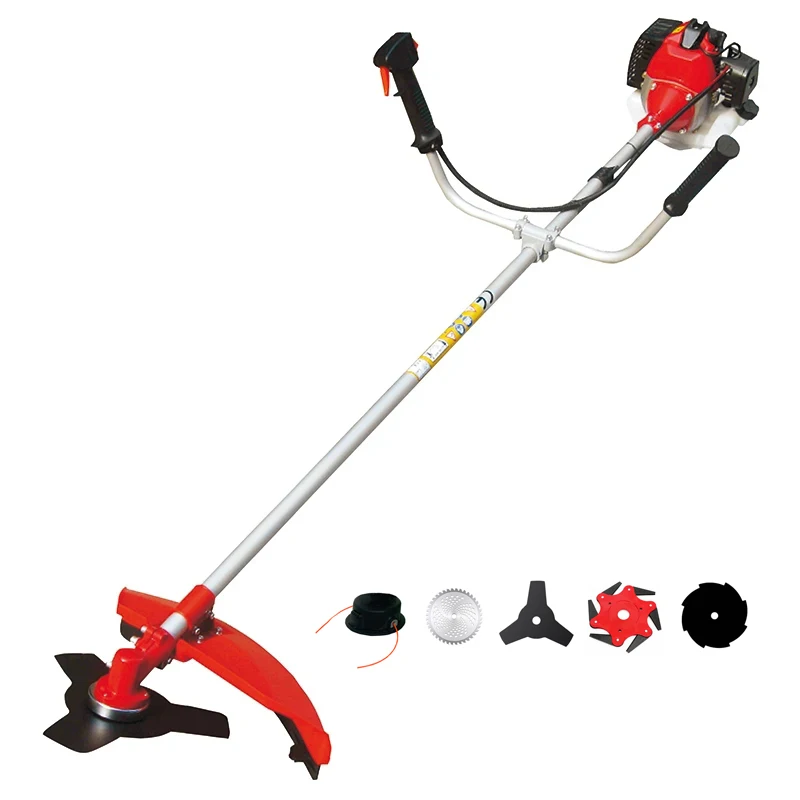 CE Certificated Weed Trimmer 2-stroke Gasoline Brush Cutter Easy Replaceable Head