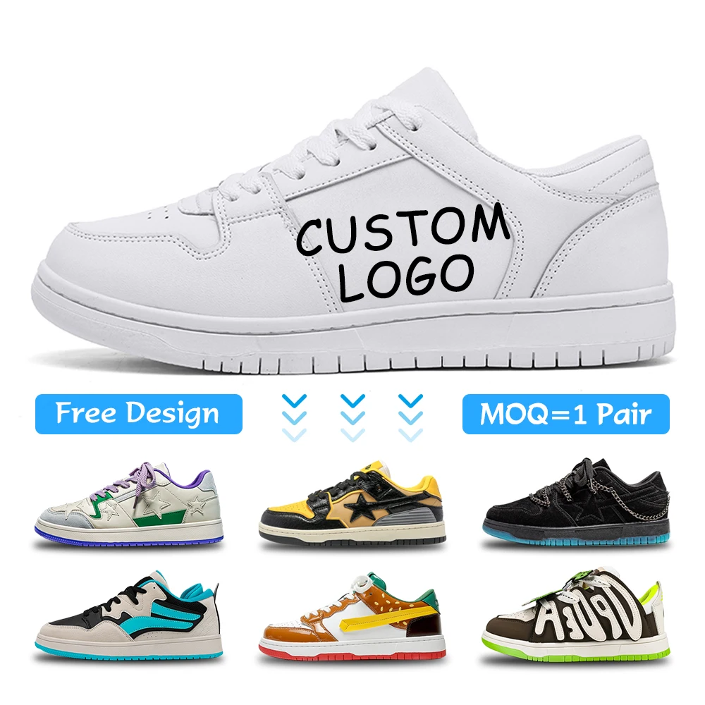 Sneakers,Design Make Your Own Print OEM Customizable Private Label Blank Brand Custom Logo Shoes Manufacturer With Logo Branding