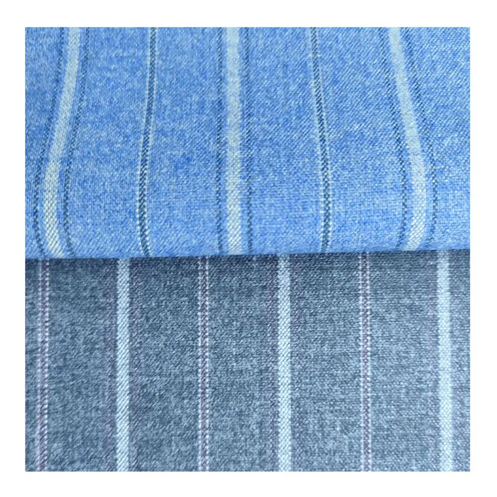 Hot Sale woven plain TR suit Fabric 26%Rayon 72%P 2%SP 200gsm Yarn Dyed For suit trousers overcoat dress plain customized cheap