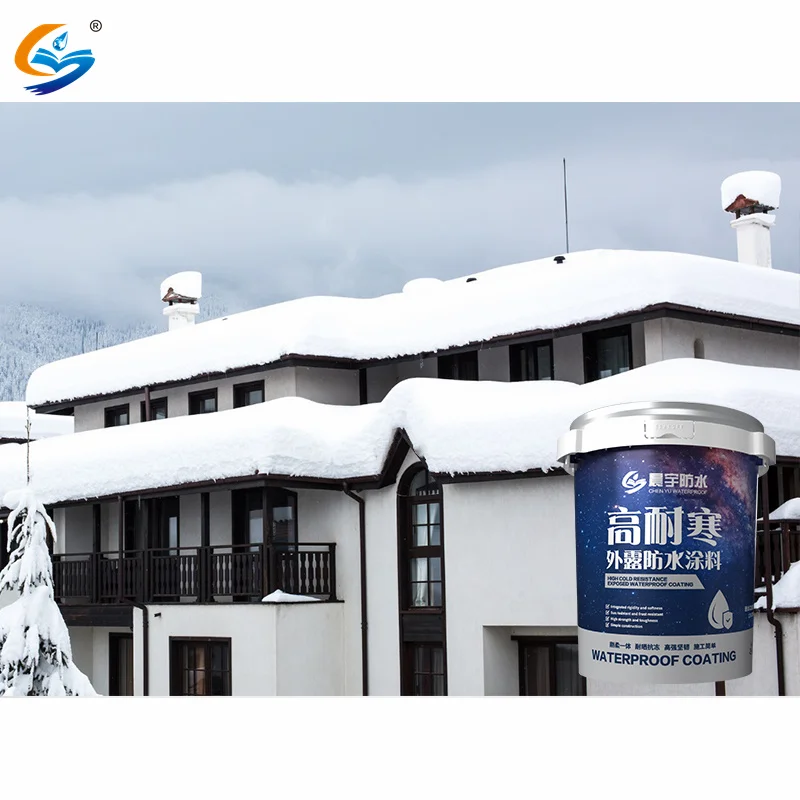 Best Powder and Liquid High Cold-Resistant Antifungal Waterstop Waterproof Non Toxic Insulation Coating Paint Spray for Roof
