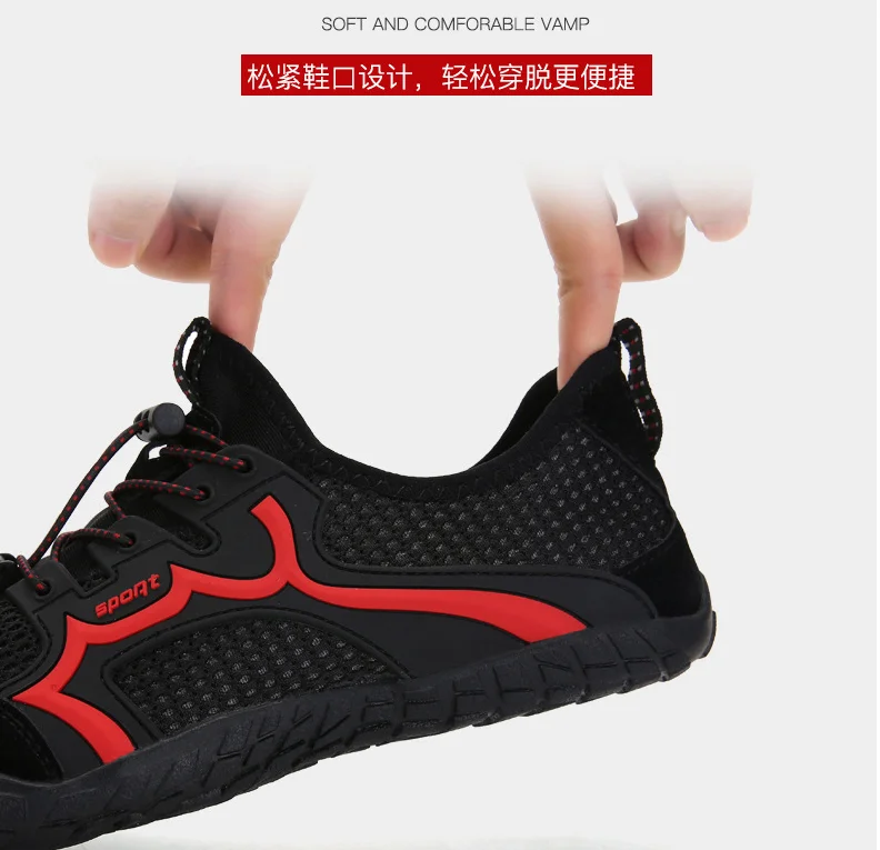 Free samples Wholesale Lightweight Breathable Quick Drying Slip On Fashion Outdoor Mesh Casual Aqua Water Shoes