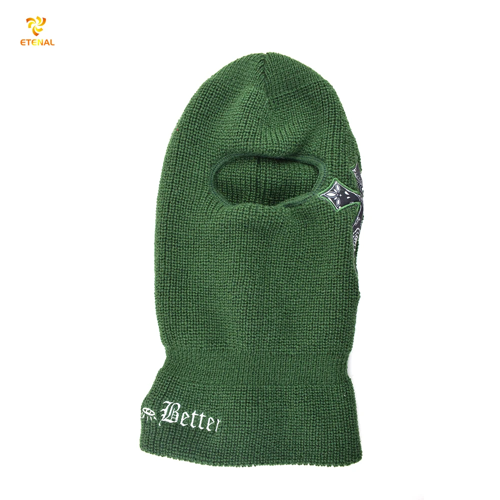 wholesale custom beanie/OEM own embroidery logo 100% acrylic pom pom Knitted Fashion OEM Beanie Hat Custom Winter Hat