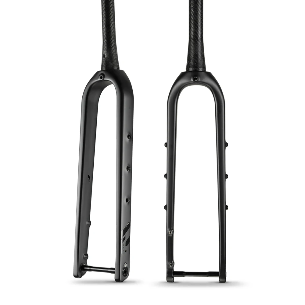 Og-evkin FK020 Carbon Gravel Fork Disc Brake 700C 12x100 Thru-Axle Hidden Internal Cable Tapered Tube