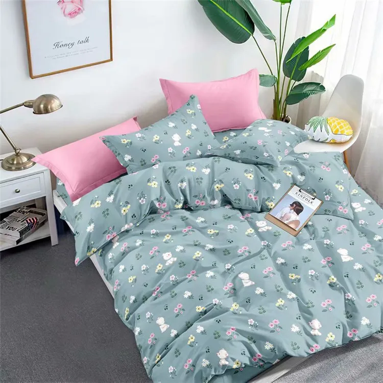 wholesale china supplier home textile cotton fabric reactive print duvet cover/quilt/bed sheet/comforter/european pillow