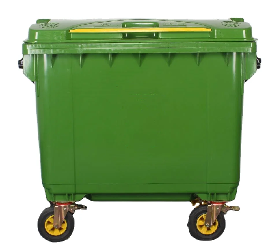 Factory Hot Sale Size 660l Plastic Wheelie Bin Storage Garbage Trolley Trash Bins Gabage Bin