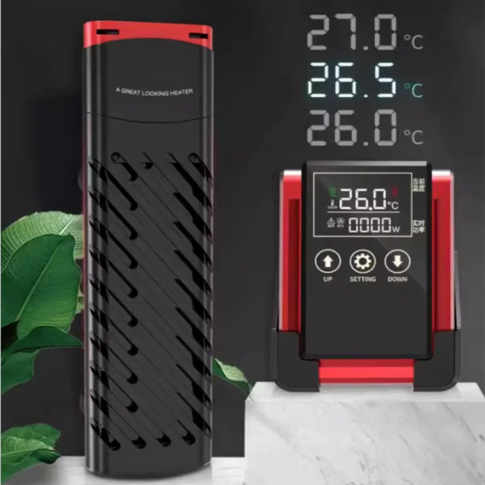 Zaohetian 100W 200W 300W PTC ABS aquarium Thermostat submersible heater rod fish tank heating rod Intelligent adjustable heater