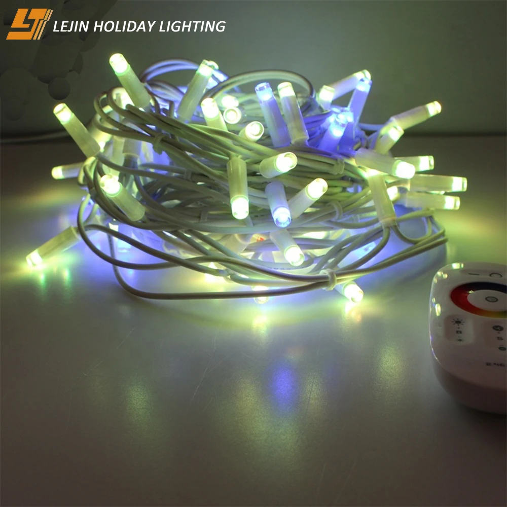 Outdoor decoration IP65 fairy remote control LED smart string lights for holiday lighting