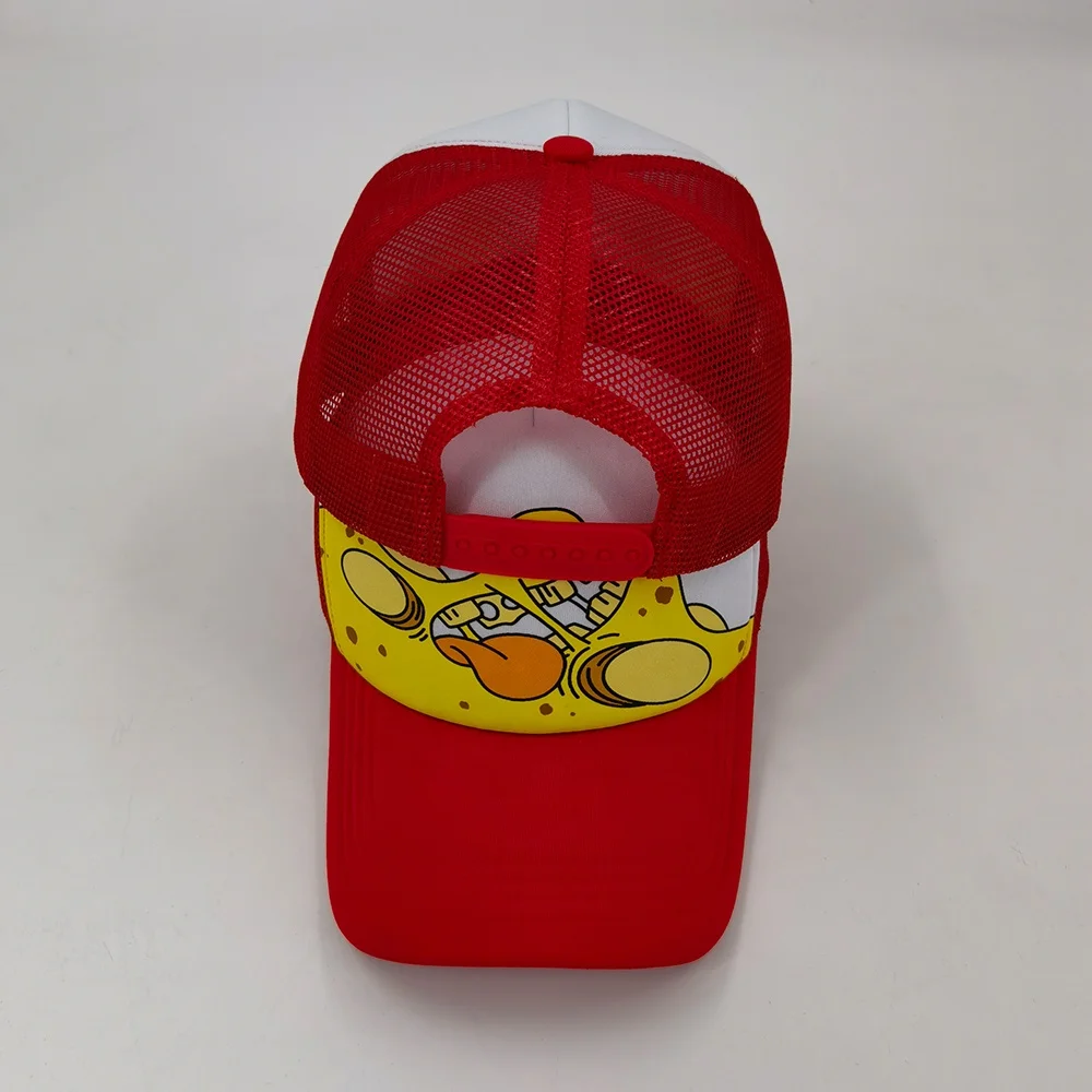 Factory Custom Logo Embroidered Screen Sublimation Print 5 Panel 3d Puff Printing Mesh screen printing Trucker Hat cap