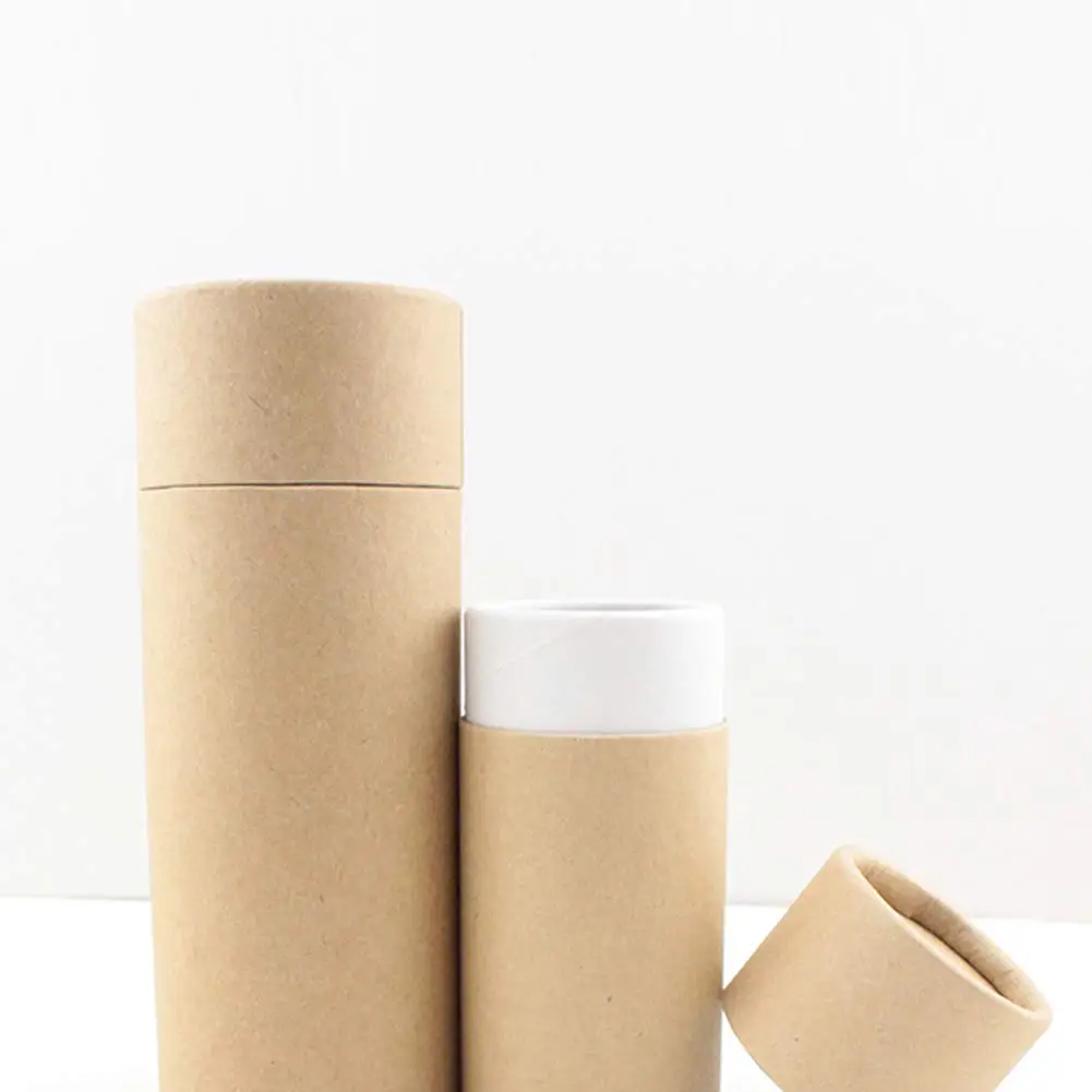 In Stock Kraft Paper Tube Packaging Wholesale For Biodegradable Cardboard Paper Tube