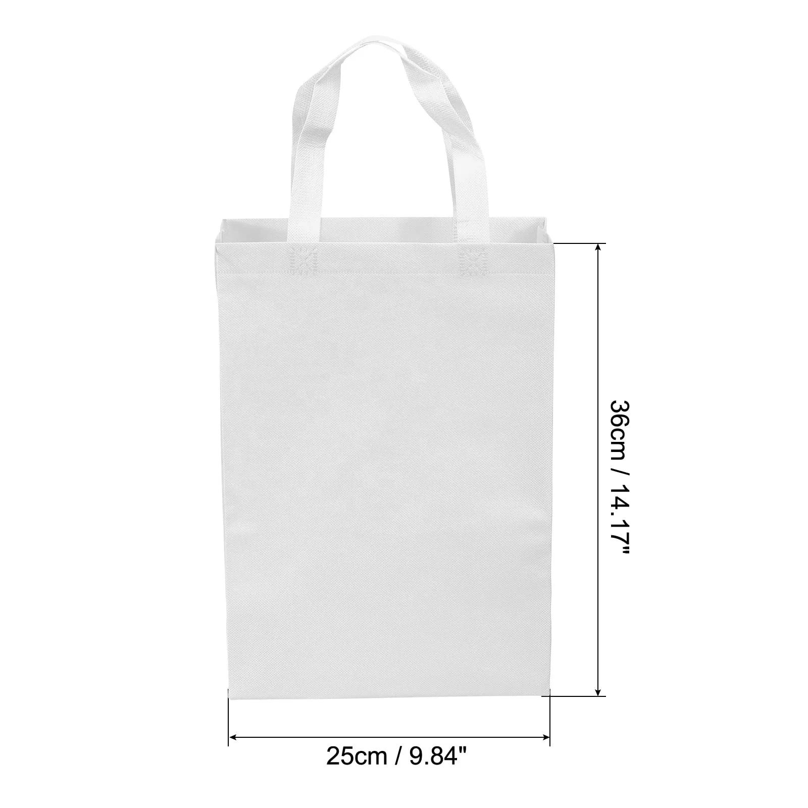 Ecology Nonwoven Advertising Cloth Bag Reusable Lamination Gift Carry Bag White Non Woven Bag With Your Design