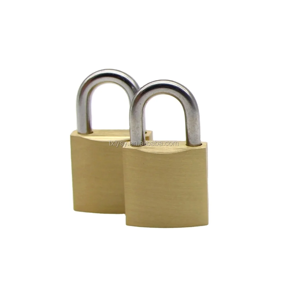 Heavy Duty Brass Padlock 20mm Cheap Good Quality Anti Cut High Security Door Lock Waterproof Padlock