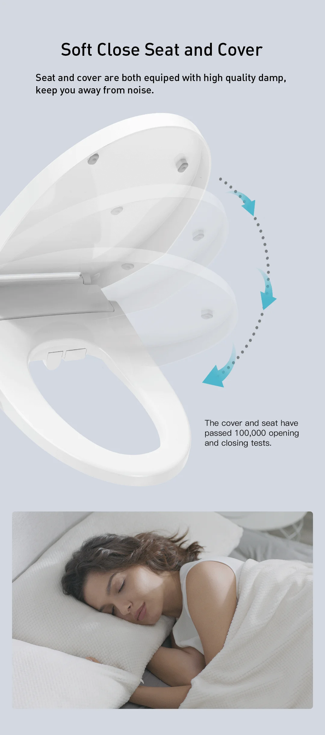 F1L525 Smart Electric Toilet Seat Cover with Integrated Bidet Toilet Seat Sale White Cross OEM Style Graphic Parts