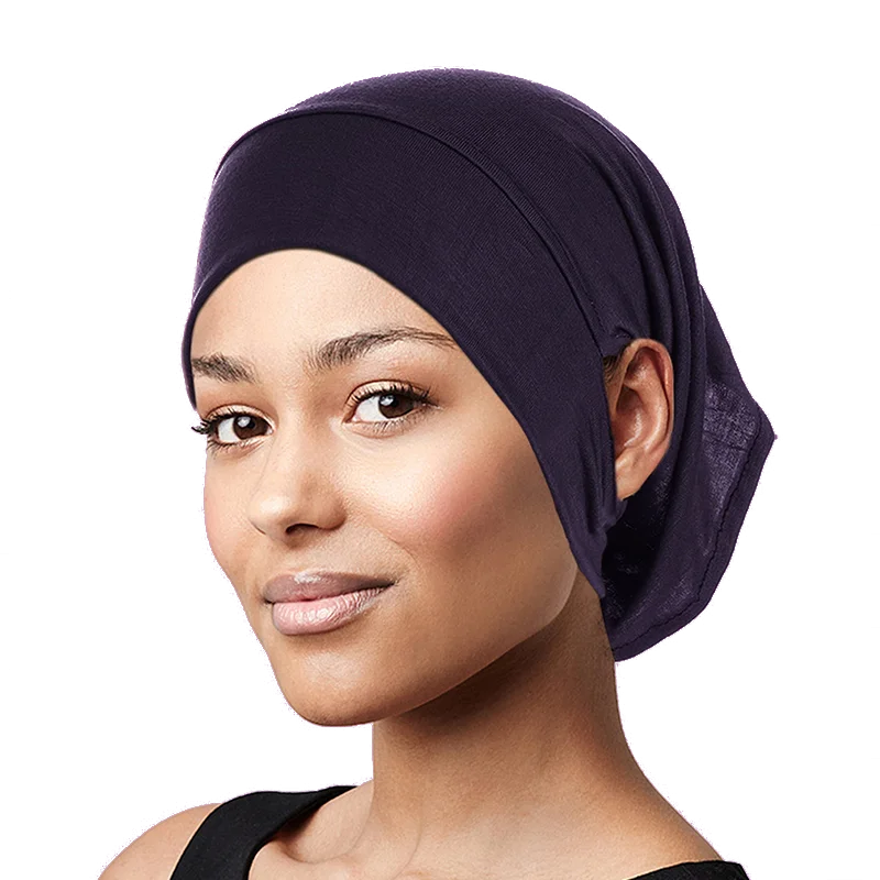 2022 Wholesale new design Muslim jersey cotton under scarf inner scarf under scarf