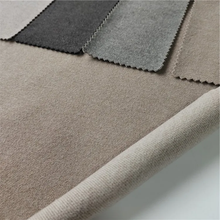 High quality end starry sky jacquard tweed hairy fabric and exquisite polyester rayon woolen fabric