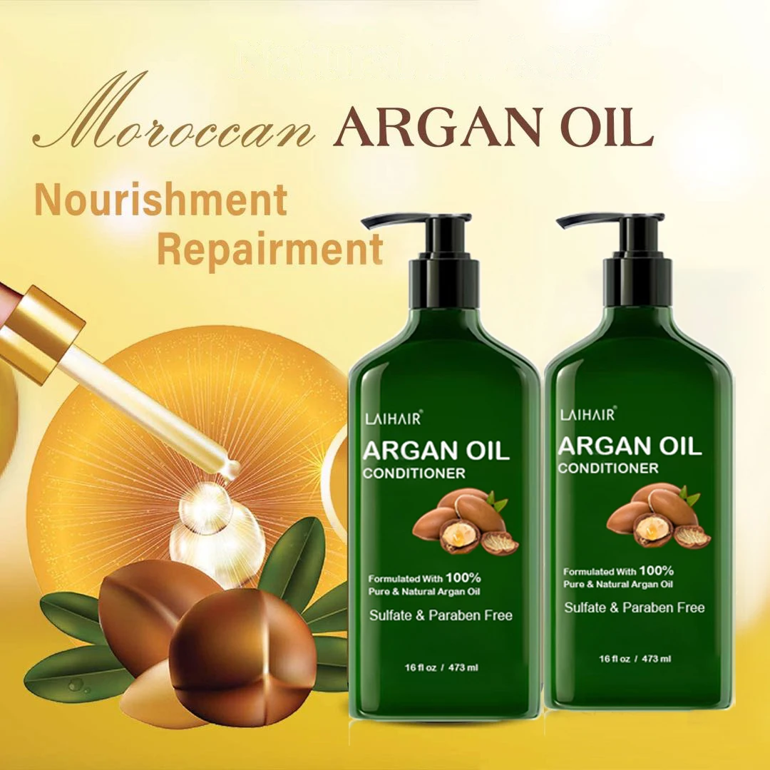 500ml salon sulfate-free nourishing natural hair sulphate free keratin bulk moisturizing argan oil hair shampoo