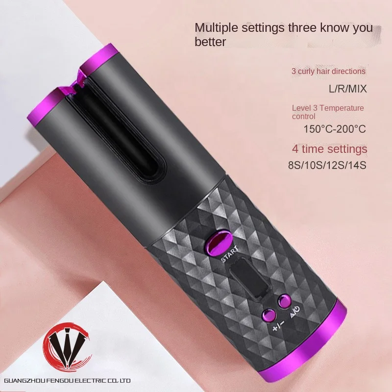 Customized wholesale ladies home styling anti-scalding curling iron