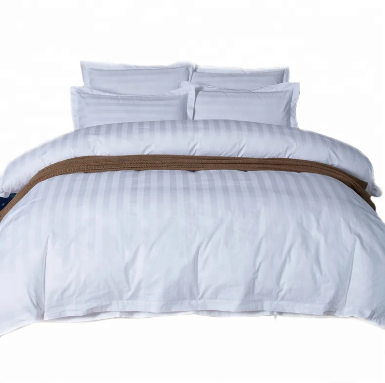 Home 4Pcs Bedding Set Breathable Fitted sheet Cooling Flat Sheet Soft Pillowcases 100% Egyptian Cotton Bed Sheet Set