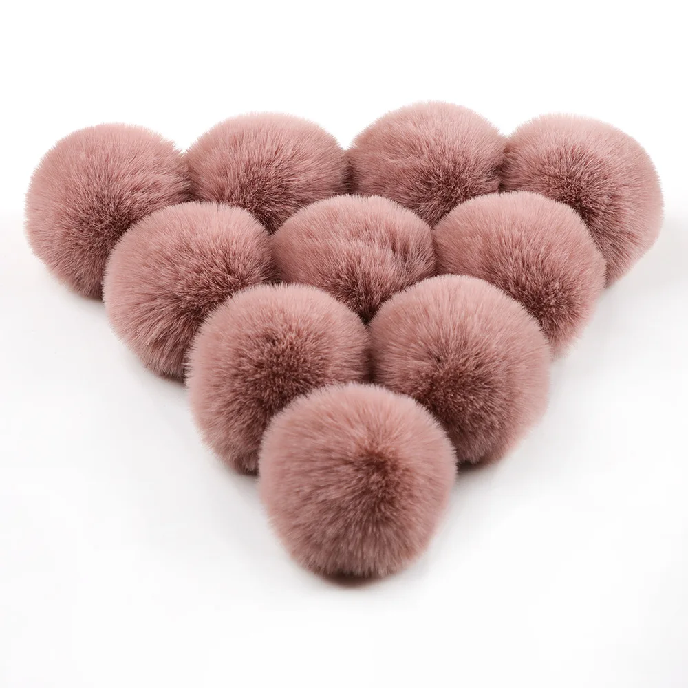 Помс из искусственного меха кролика 7 см