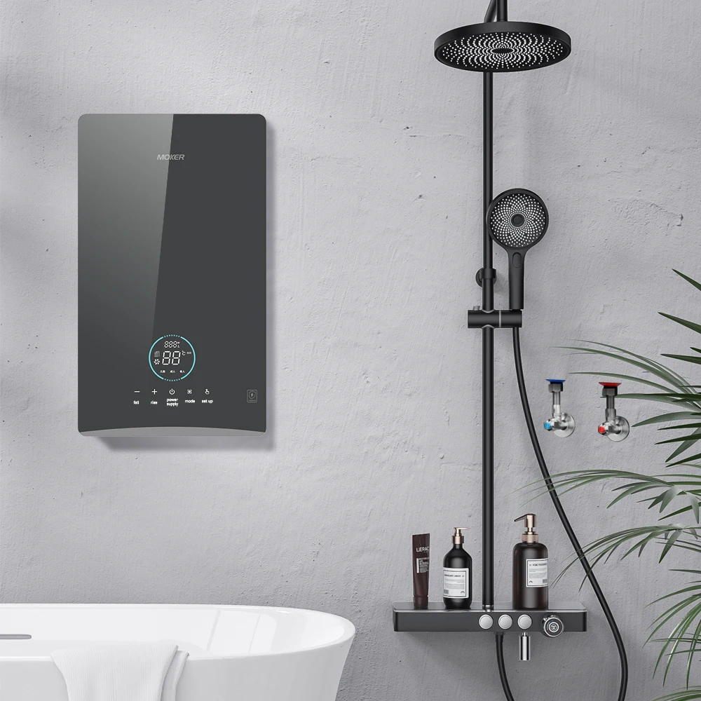 brand new 8800w Bathroom Instant Water Geyser Electric Water Heater For Shower Instant Electric Water Heater