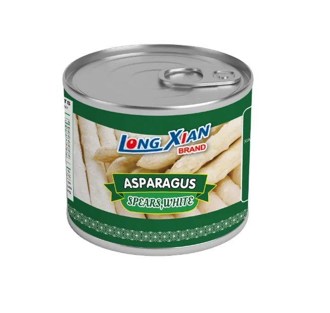 330g 430g 370ml 720ml Bottled Jar Asparagus Canned White Asparagus Spears Tips Cuts In tin High Quality Factory Good Price