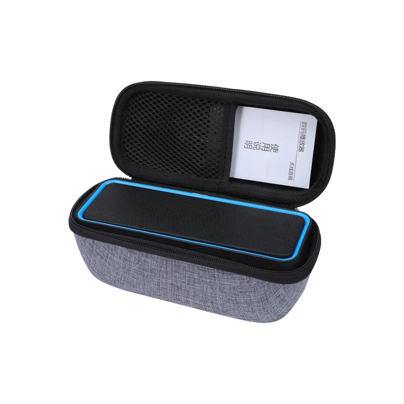 Custom Speaker Case Protective Carrying Audio Speaker Eva Box With Zipper