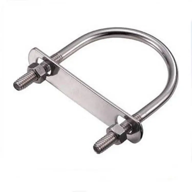 Truck Car Vehicle Hose Bolt Muffler Exhaust Pipe Small Customization Ss 304 316 430 U Type Clamp