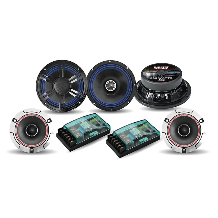 DIBEISI high quality 2-Way car speakers tweeters component 6.5 car speaker SVC speaker set CS6004