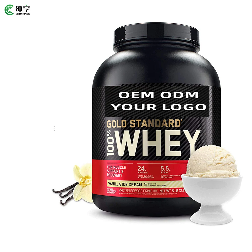 OEM Private Label Gold Standard factory supply export quality whey protein isolate powder raw whey protein powder