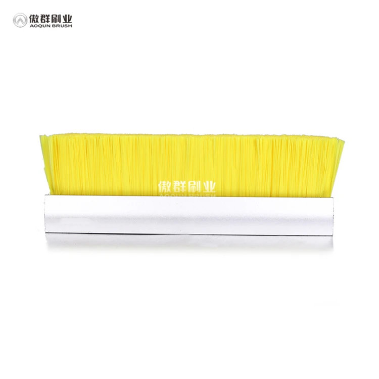 Escalator Safety Black Nylon Bristle Strip Brush