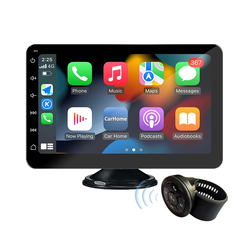 7 Inch Smart Auto Radio Portable Wireless CarPlay Android Auto Car Radio Voice Control BT FM Car Monitor Wholesale