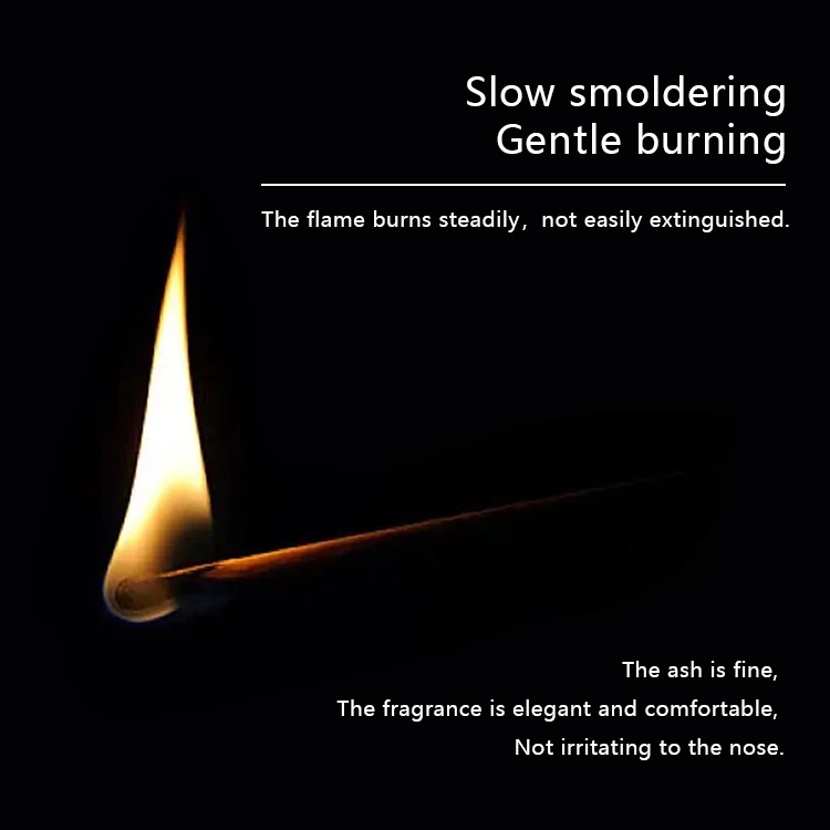 Home Fragrance Products Sandalwood Powder Matches Sandalwood Incense Sticks Matches Custom Natural Private Label Incense