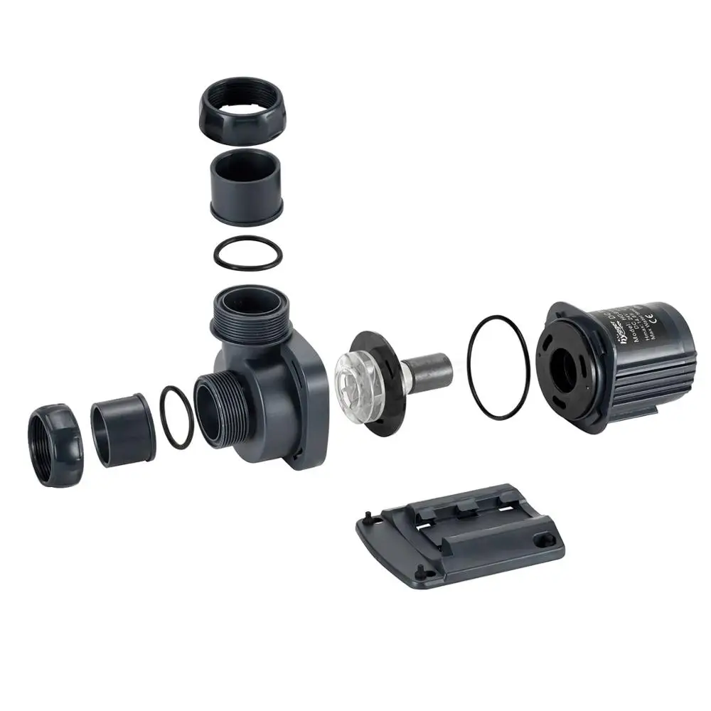 Quiet Submersible and External 24V DC aquarium Water Pump with Controller , Powerful Return Pump for Fish Tank