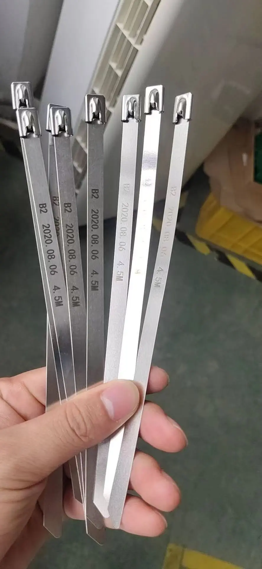 factory directly sell high quality 201/304/316 ball lock stainless steel cable tie metal cable tie cable bundle zip ties