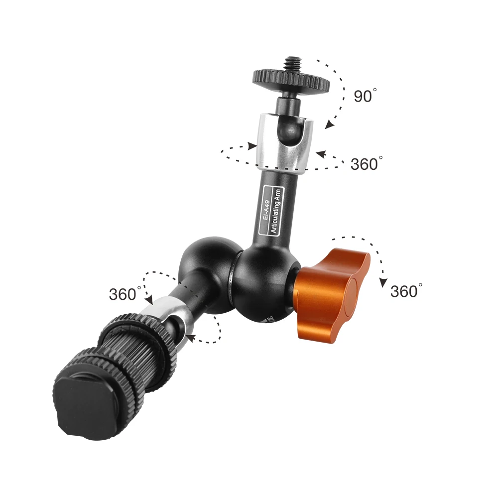E-IMAGE EI-A49  7 inch Adjustable DSLR  Articulating Friction Magic Arm