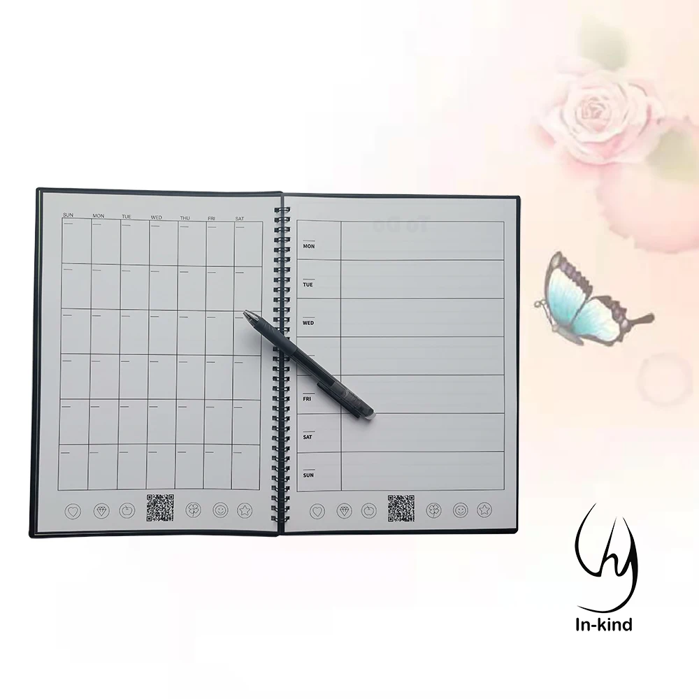 Custom logo printing sheets premium stone paper notebook writing pad rocket notepad erasable