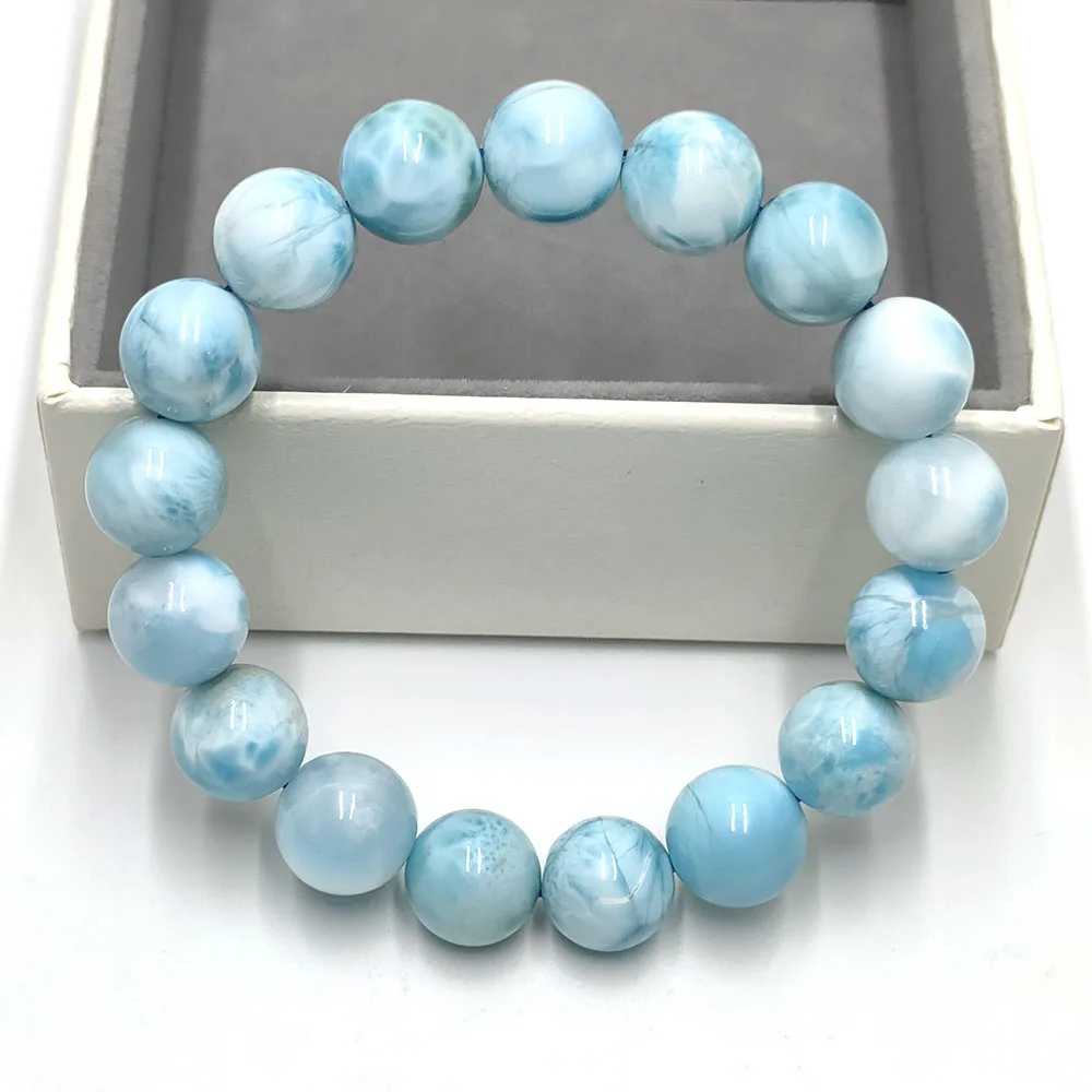 Selling natural larimar bracelet high quality larimar crystal bracelet for decoration fine jewelry bracelets