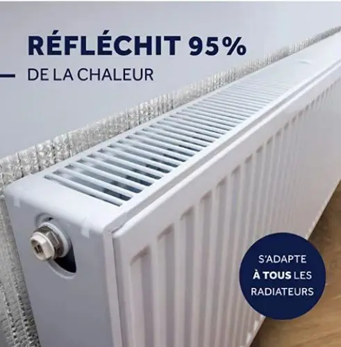 Air conditioner radiation protection aluminum film