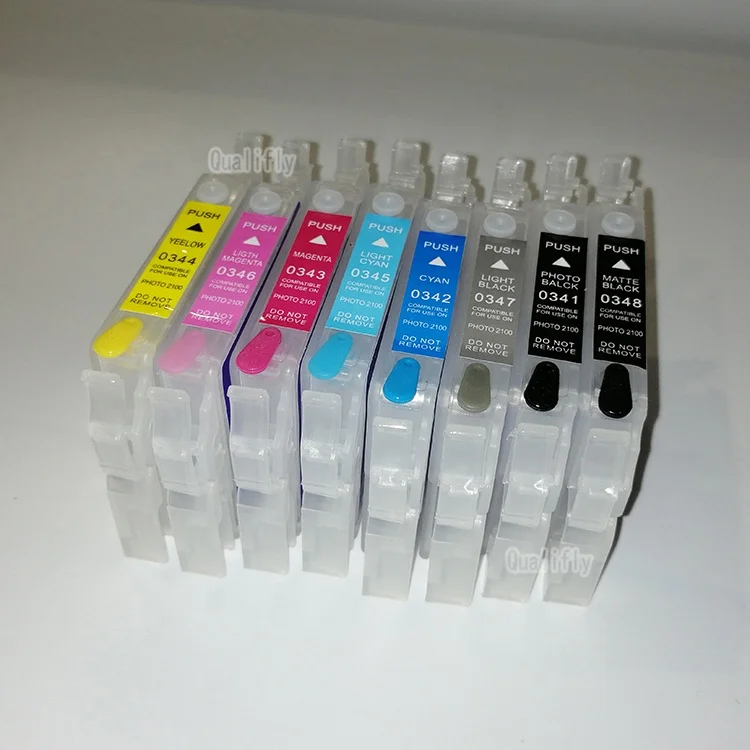 T034 refillable empty ink cartridge for Epson Stylus Photo 2100/2200 printer  ink cartridge wholesale recycle ink cartridge