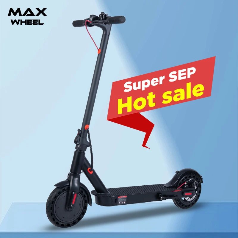Maxwheel lightweight foldable portable 2 wheel scooter E9pro aluminum alloy cheap electric scooter for adults