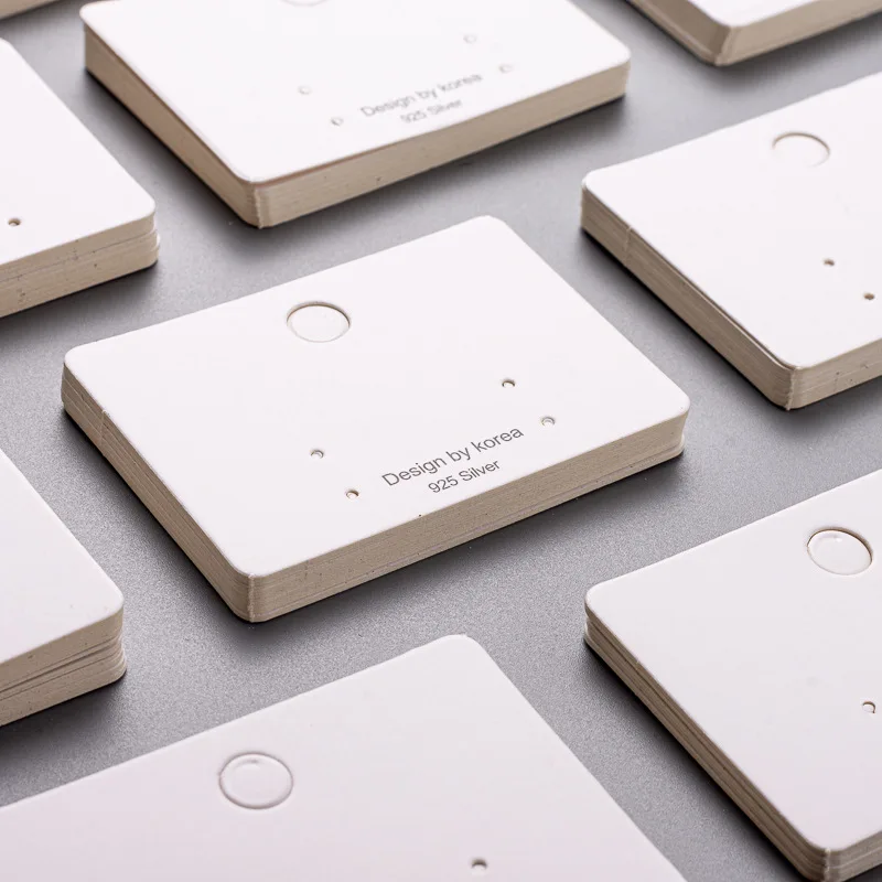 Wholesale Custom Logo High-grade Hot Sale High Quality Jewelry Holder Packaging Display Paper Ring Card Custom Size Accepted T/T