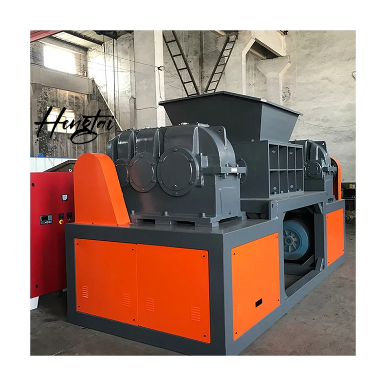 Chip Scrap Shredder In Metal Automatic Plastic Recycling Machine